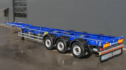 Grunwald container chassi at German terminals