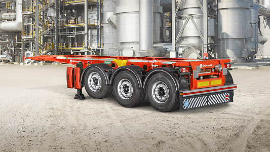 New generation of tank container chassis