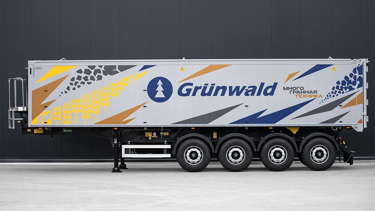 Tipper semi-trailer Gr.T52 AB4