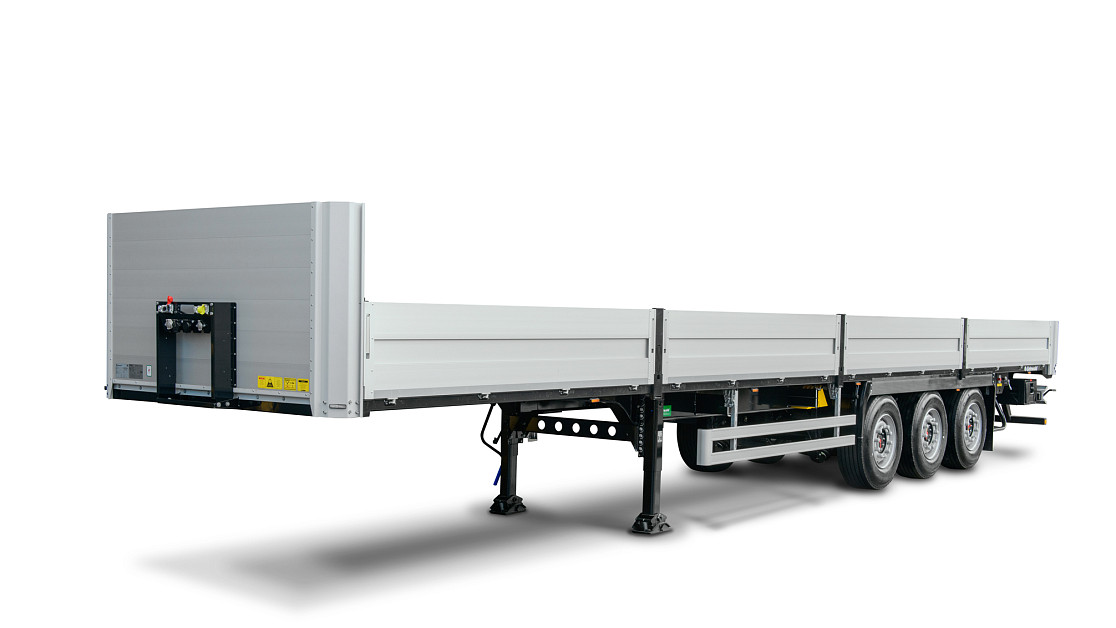 Drop-side semitrailer Gr.OS