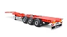 Versatile 3-axle container chassis