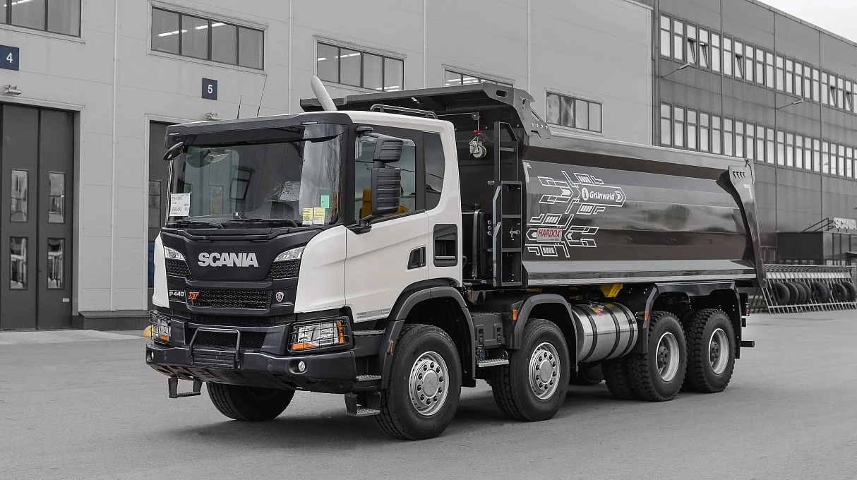 Самосвальные надстройки для автомобилей Scania