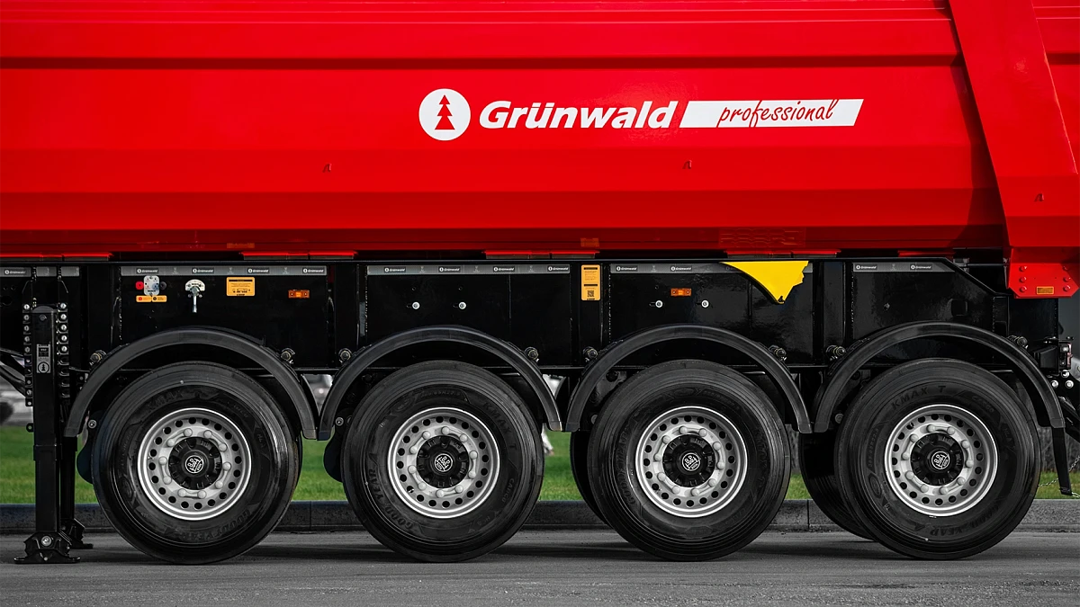 Tipper semi-trailer Gr.T38-SH