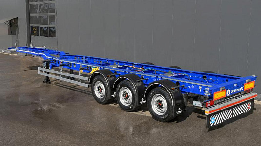 Grunwald container chassi at German terminals