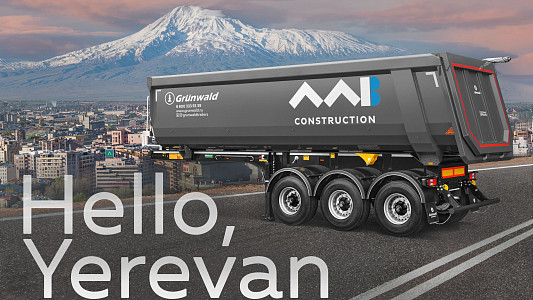 Hello, Yerevan! The first deliveries of Grunwald to Armenia
