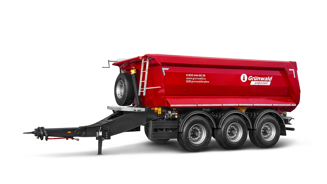 Steel tipper trailer Gr.Tr.T16-H-R